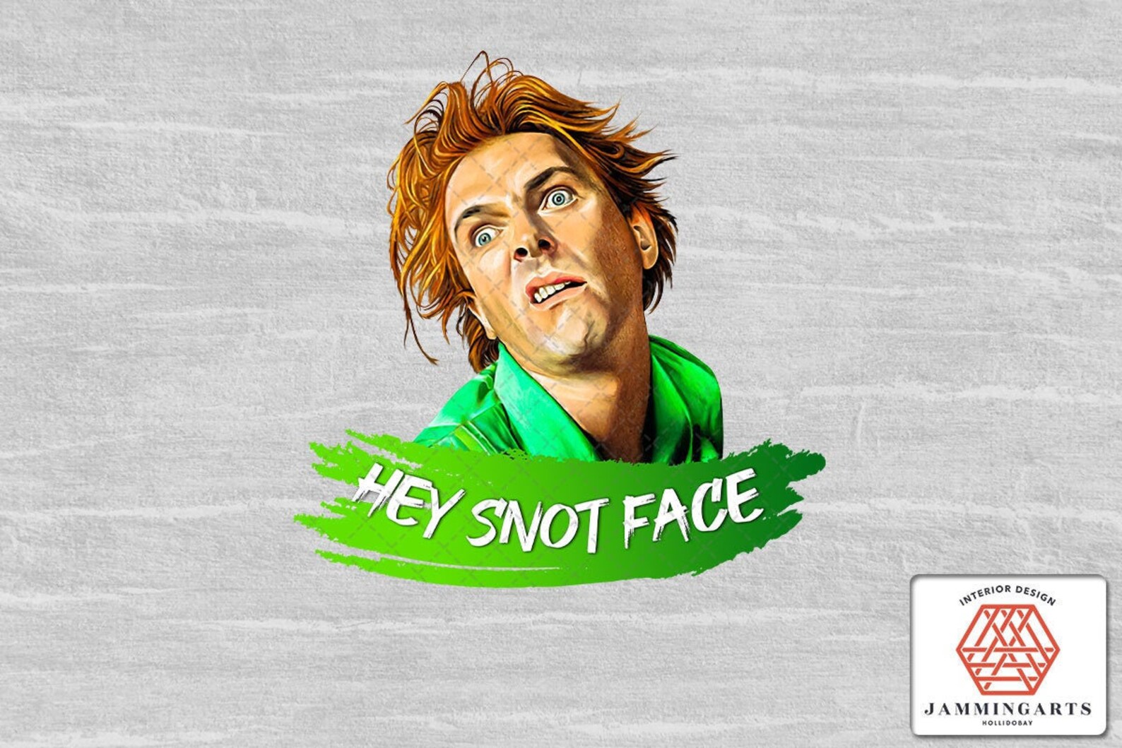 Drop Dead Fred Png Hey Snot Face Rik Mayall 90s Movie Fans Etsy
