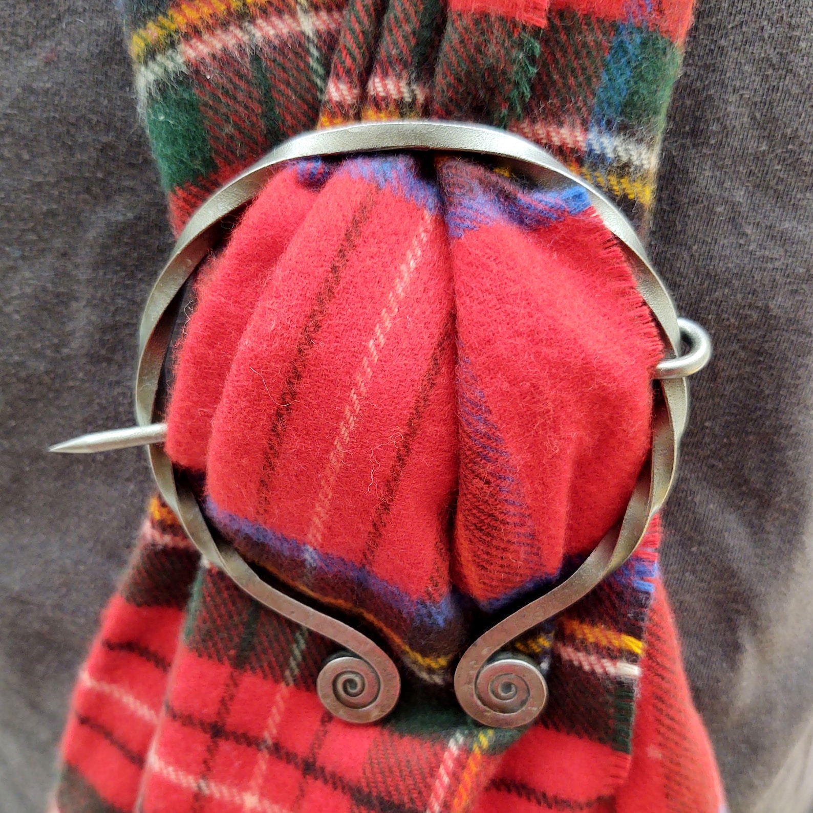 Penannular or Cloak Brooch Etsy