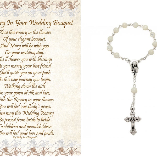 The Rosary In Your Wedding Bouquet