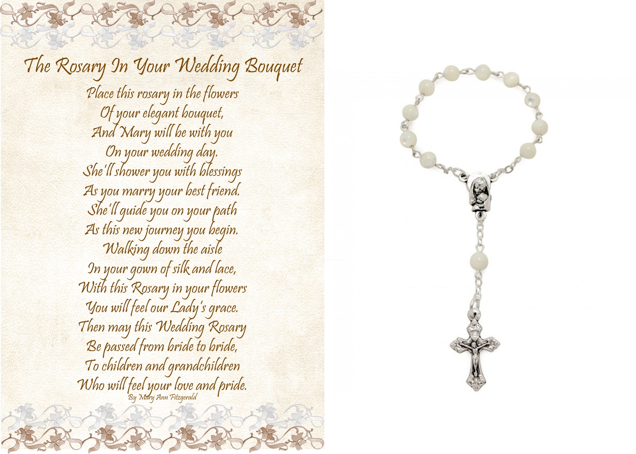 The Rosary In Your Wedding Bouquet