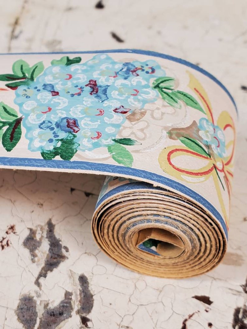 1940�s Wallpaper Border by Duro / By the Roll 12 Feet / Etsy