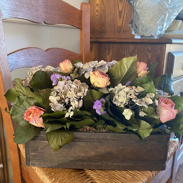 Dried Flower Arrangement Etsy