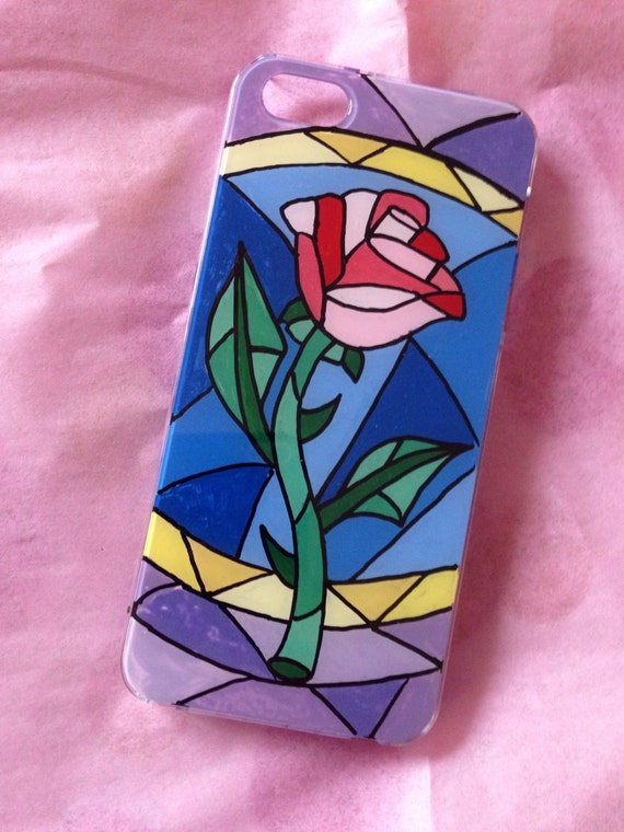 Items similar to The Rose Hand Painted Phone Case Inspired by Beauty