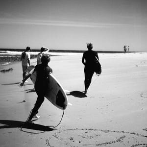 Malibu Beach - Surfers
