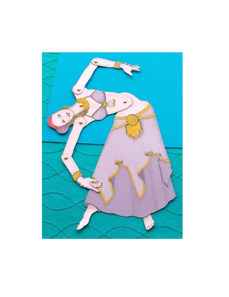 Belly dancer costume image