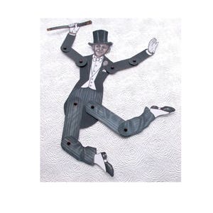 Art Dolls, Fred Astaire Paper Doll, Printable, Paper Dolls, Jointed Dolls, Instant Download, Digital Download