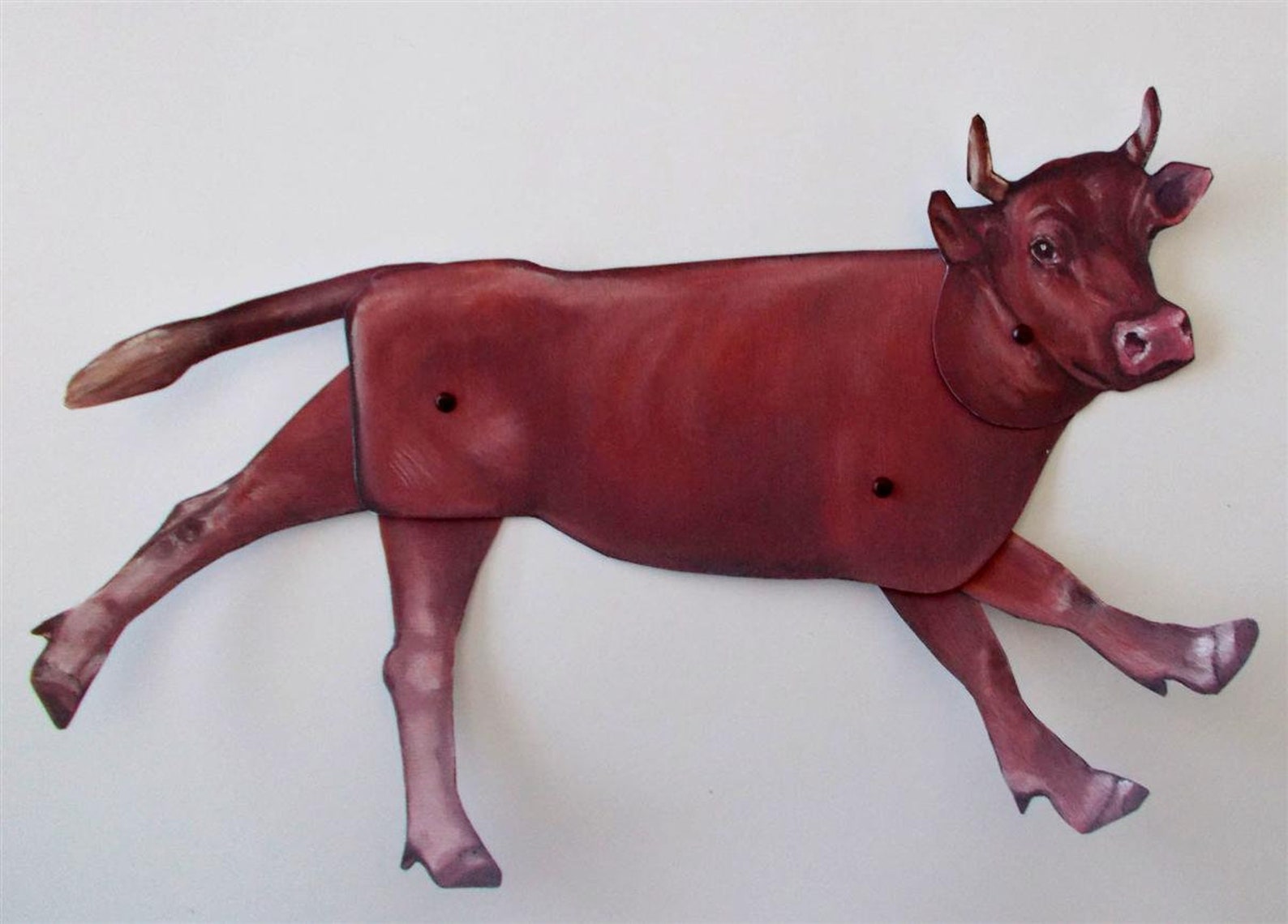 DIY Paper Dolls, Cow, Jointed Paper Dolls, Cow Paper Dolls, Bookmarks