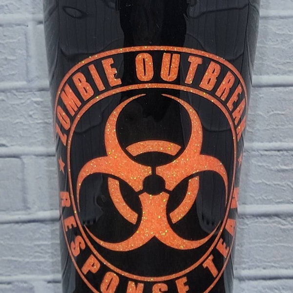 Ships Free - Stainless Zombie Outbreak Tumbler 20oz