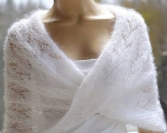 Shawls for dresses for weddings, Summer wedding shawl, Bridal shawls and wrap for wedding, White shawl for wedding, Bridal cape