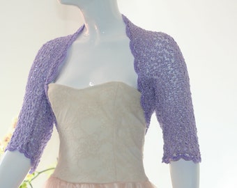 Lilac bolero shrug hotsell