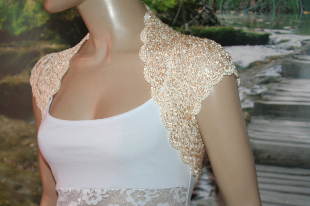 Pink Shrug Knitted Shrug Crochet Shrug Wedding Bolero Wedding Shrug