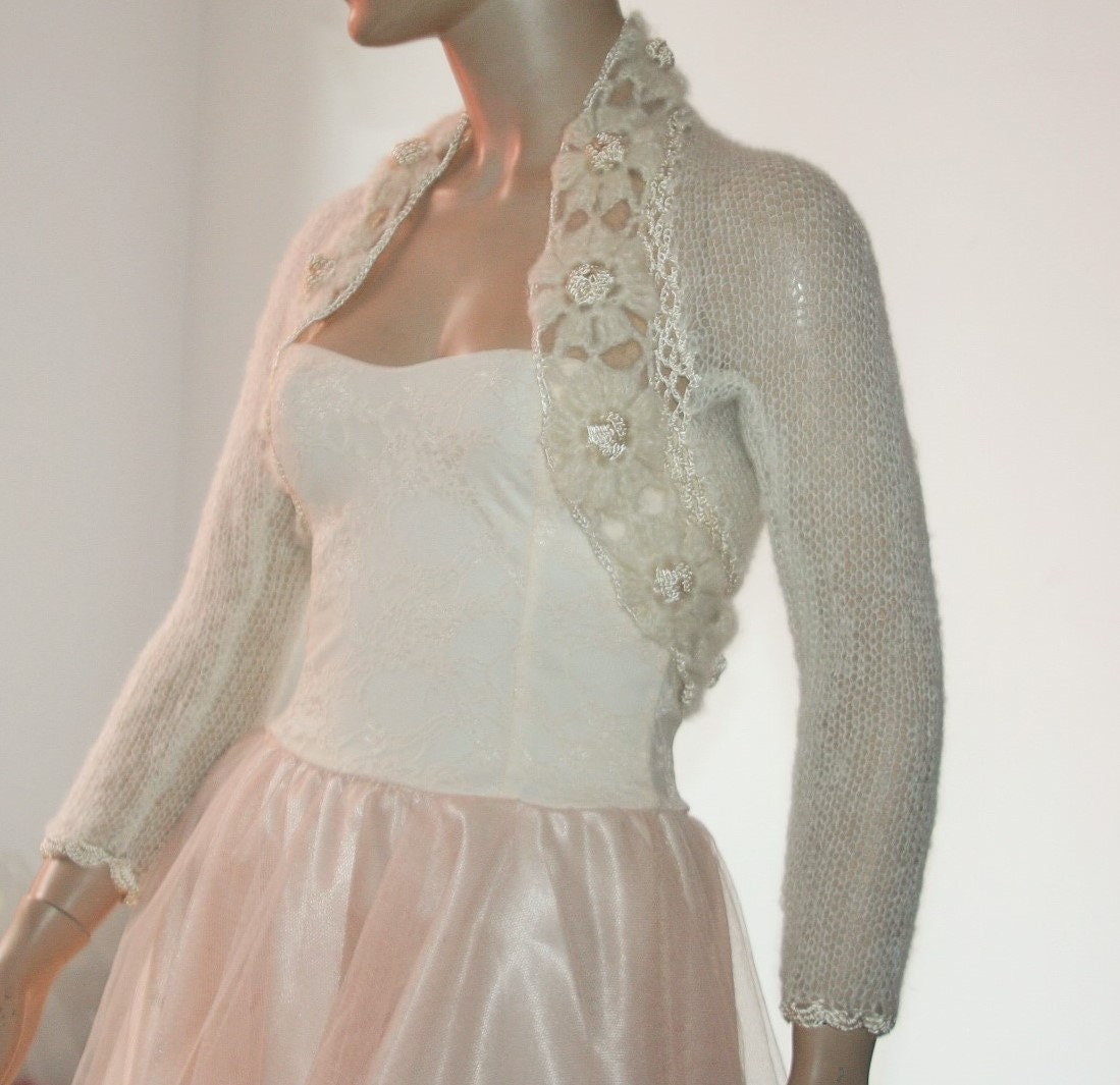 Ivory shrugs and boleros sale