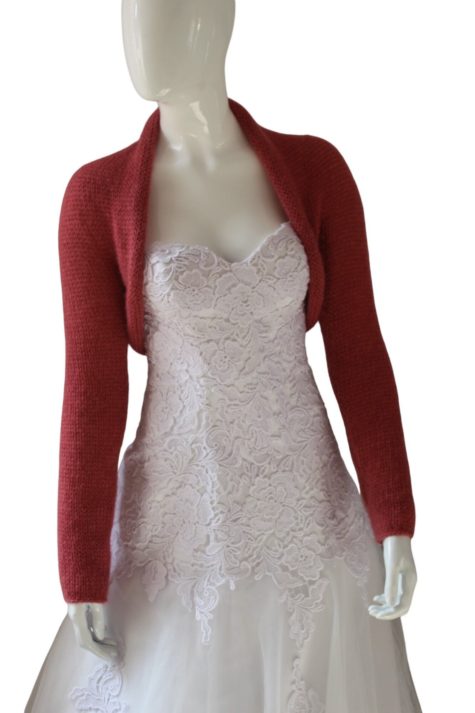 Rasberry Pink Shrug for Wedding, Ivory Shrug, Bridal Bolero and Shrugs Rasberry Pink Shrug for Wedding, Ivory Shrug, Bridal Bolero and Shrugs