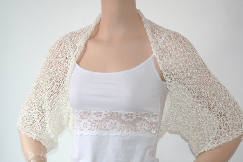 Shrug for Summer Shrug for Women Shrug for Dresses White Etsy