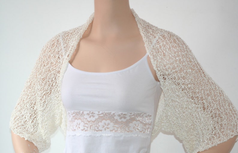 Shrug for Summer Shrug for Women Shrug for Dresses White Etsy