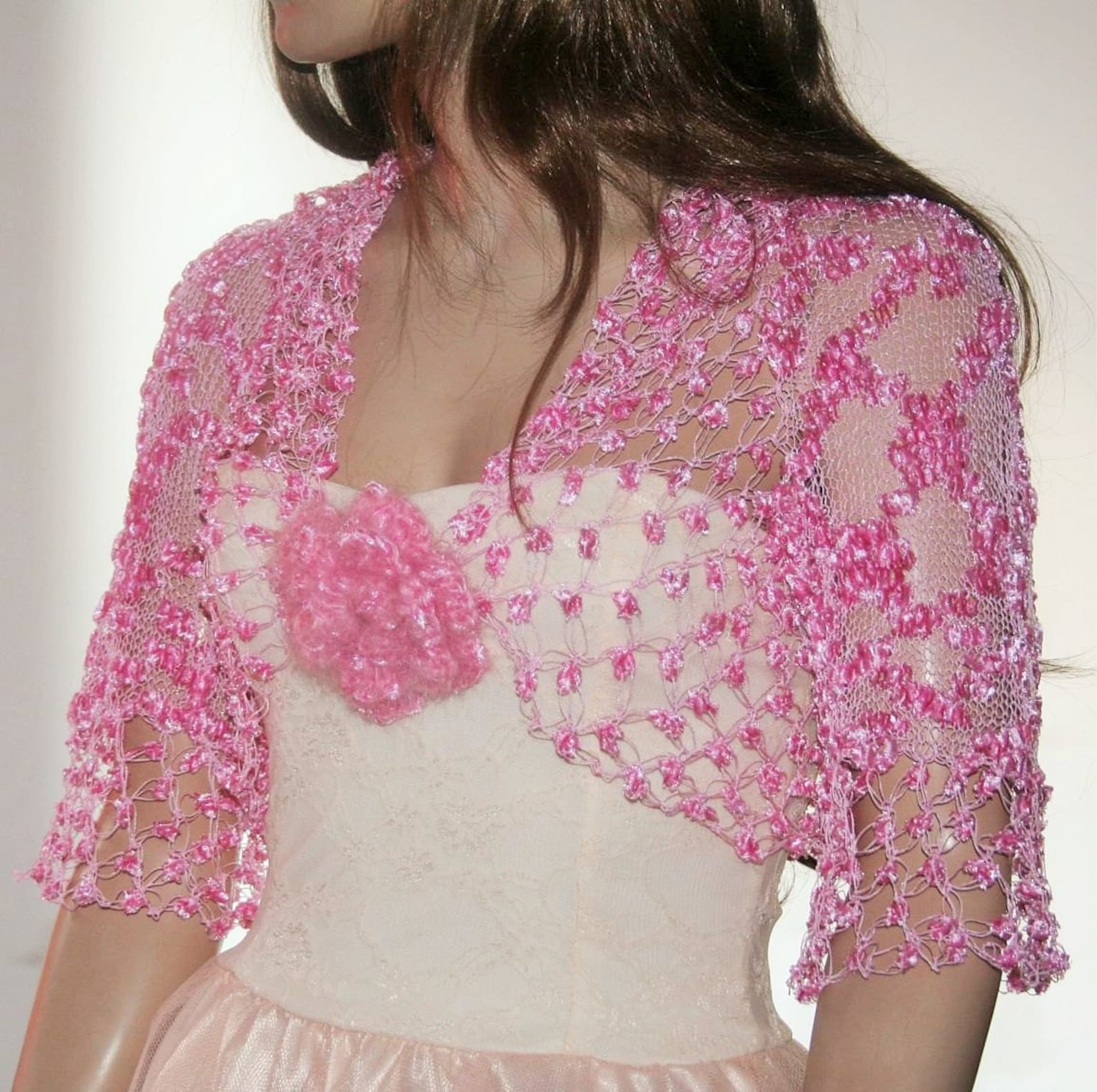 Bridal Shrug Wedding Dress Shrug Pink Shrug for Wedding Etsy