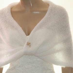 Shawls for dresses for weddings, Winter wedding shawl, Bridal shawls and wrap for wedding, Shawl for wedding guest, White shawl for wedding