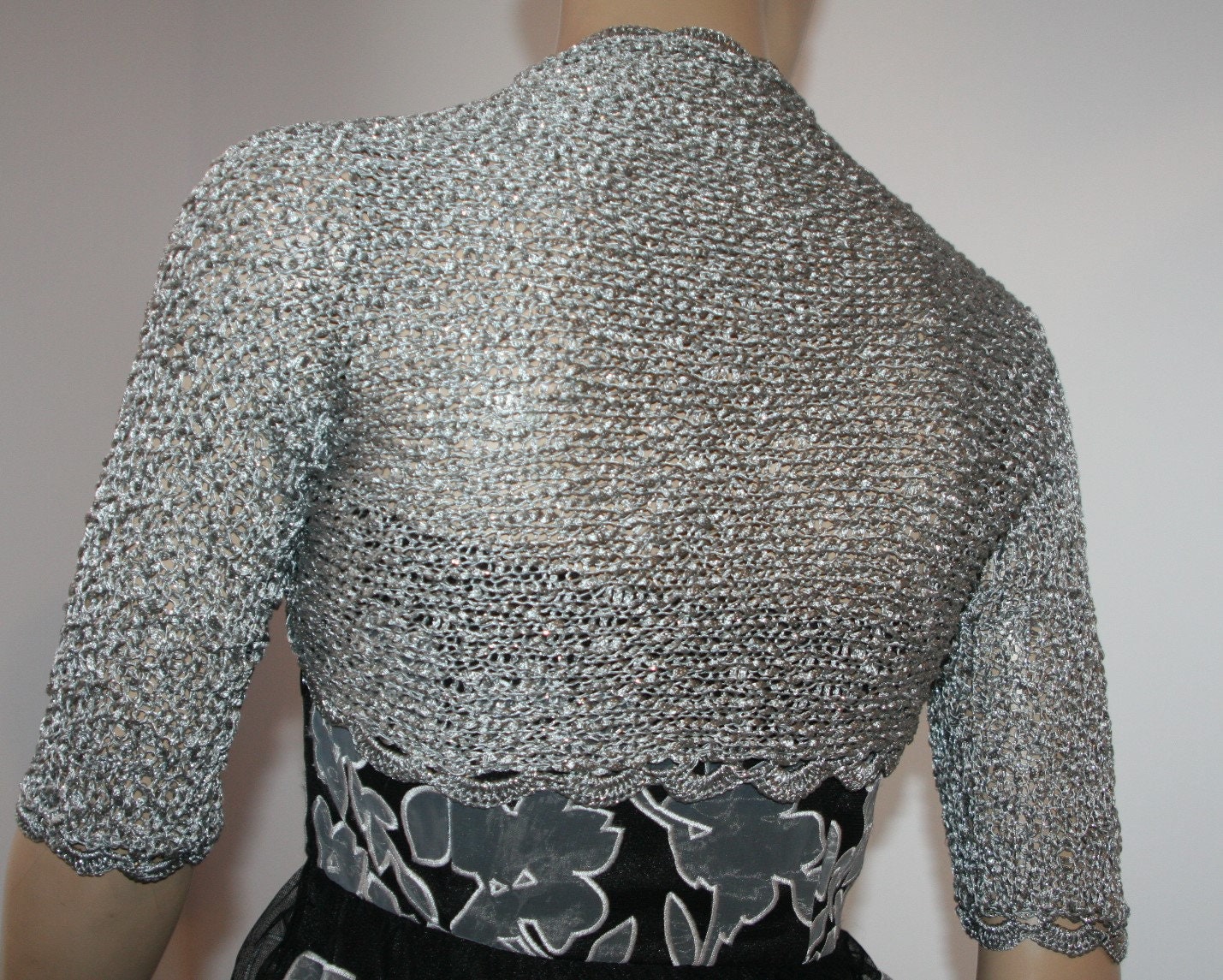 Silver shrugs store for dresses