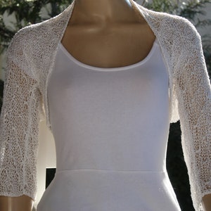 Silver Shrug, Silver Bolero, Knitted Shrug, Cotton Shrug, Short Sleeve Shrug, Summer Shrug, Bolero Jacket , Gray Shrug for Wedding Dress
