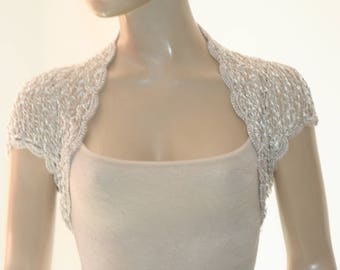 Beige shrug Wedding bolero shrug Bolero jacket Lace shrug Beige bolero Bridesmaids Cover up Bolero Bridal shrug Bridal bolero Shrugs