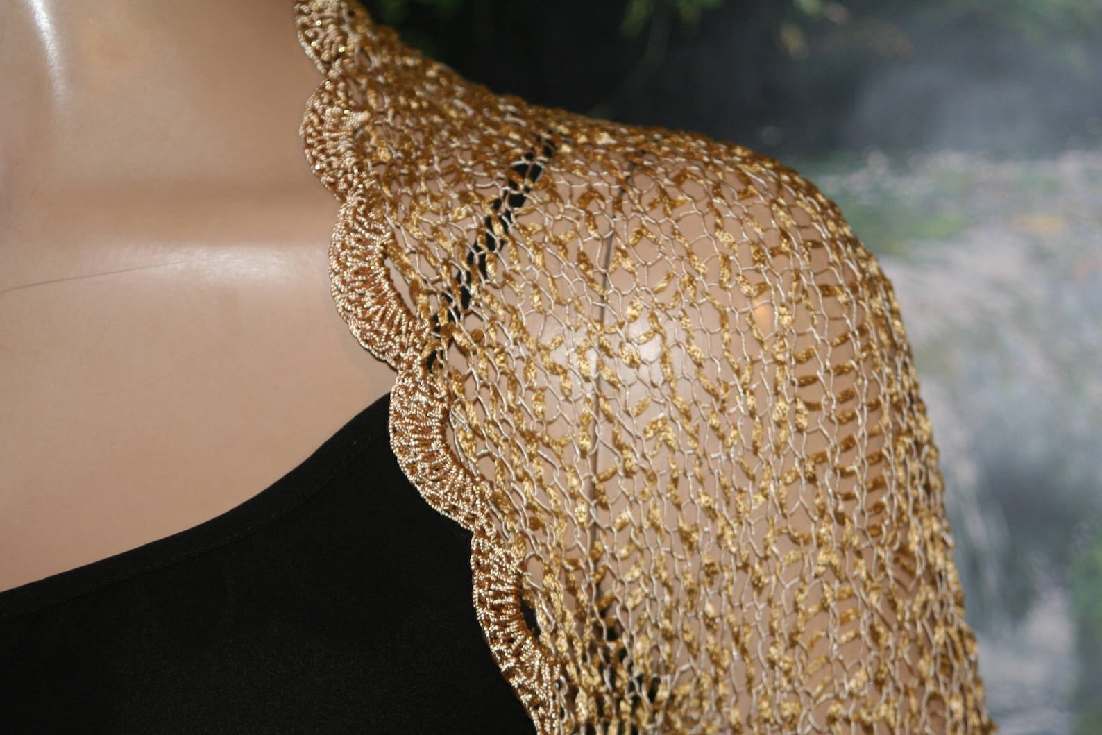 Gold Shrug Wedding Shrug Gold Bolero Bridal Shoulders Etsy