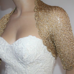 Silver shrug, Wedding shrug, Silver bolero, Bridal shoulders cover, Bridesmaids Cover up Bolero, Silver crochet shrug, Silver knit bolero image 9