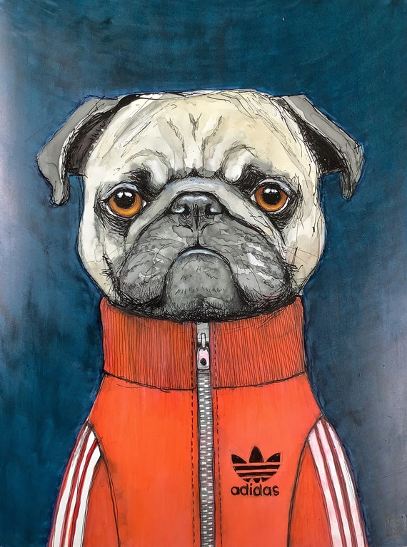 Pug portrait