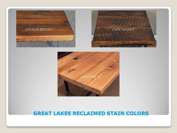 Reclaimed Wood Coffee Table Media Stand Industrial Pipe Etsy