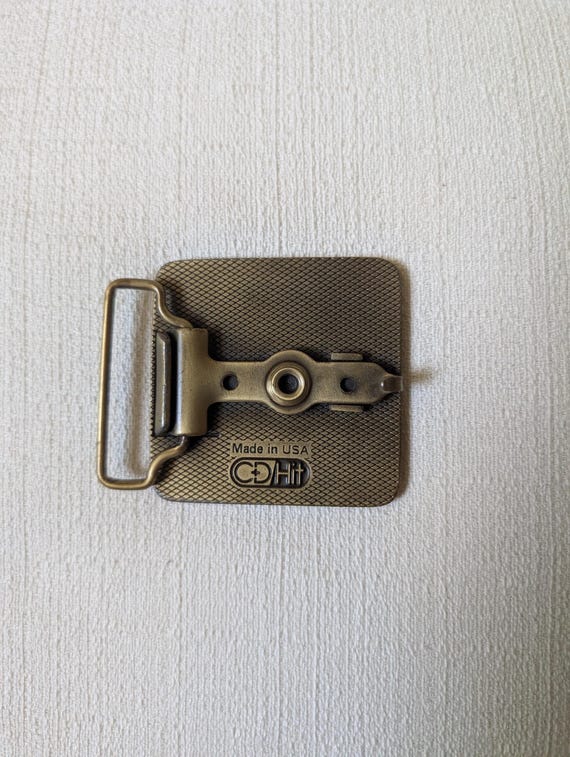 Solid Brass Interlocking Geometric Shape Enamel B… - image 4