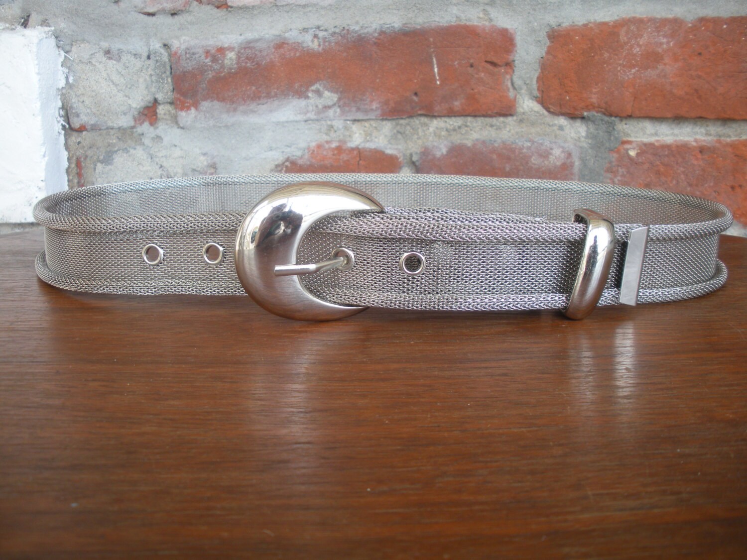 Silver Mesh Belt - Etsy