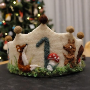 First Birthday and Special Occasions, Waldorf Wool crown