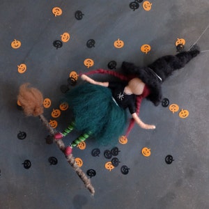 Halloween witch, Witchcraft Decor,  Halloween doll, Halloweentown decor, Witch doll, Witch ornament