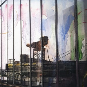 Reflections of Glasgow, Fine Art Giclee print image 1
