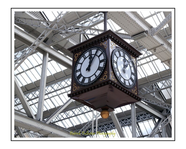 Photography, Glasgow Central Station Clock Fine Art Print Etsy