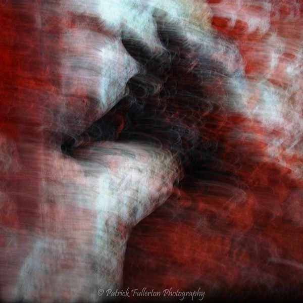 ICM photo of ancient wall art in Pompeii Giclee fine art print