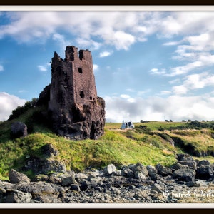 Ayrshire coast ,Dunure Castle south west Scotland .Fine art Glicee archival print. image 3