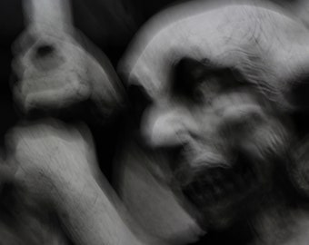 Gothic Horror ICM Photography B&W Giclee fine art print
