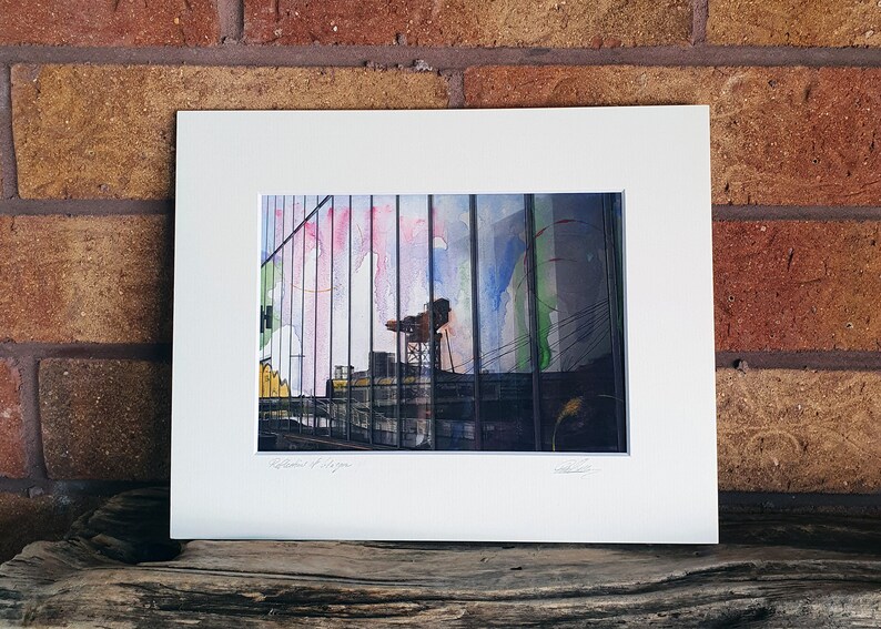 Reflections of Glasgow, Fine Art Giclee print image 3