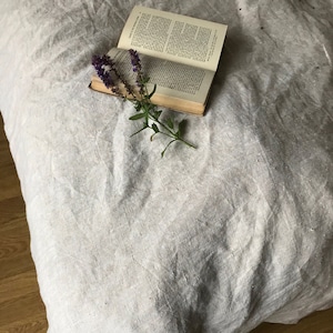 Linen bedspread / coverlet / bedthrow / shabby chic throw / linen blanket