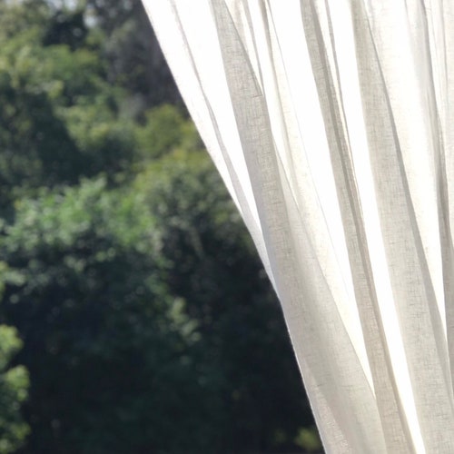 Linen Curtains White Sicilia Privacy Singapore Linen Curtains White, Sheer Curtains Provide Privacy