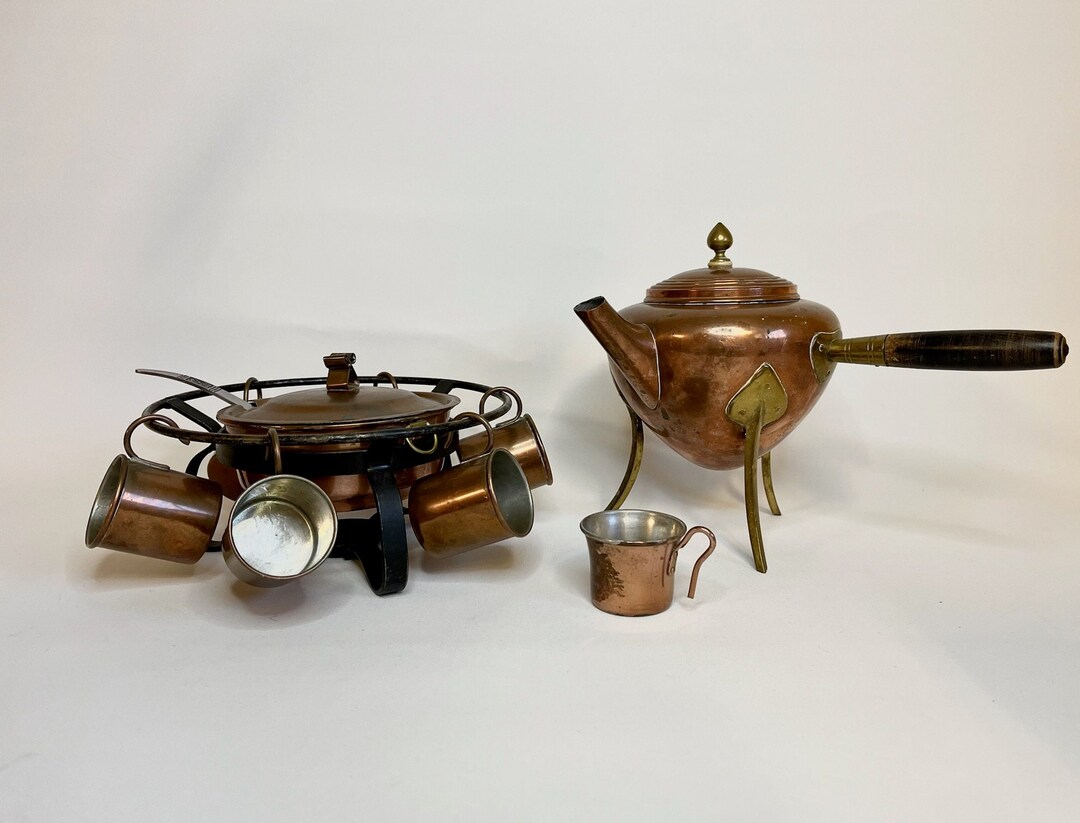 Vintage Copper Coffee Set / Turkish Style / Espresso Cups Etsy