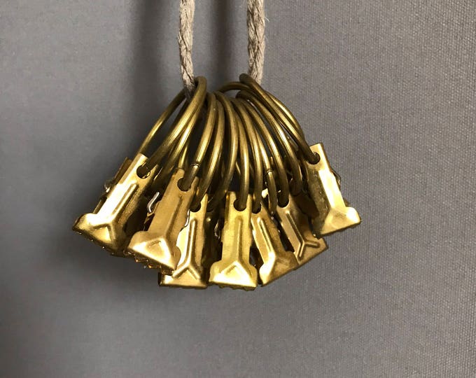 Vintage Curtain Clips / Curtain Rings Etsy