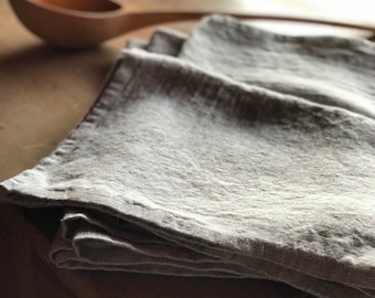 Linen hand towels / kitchen towels / tea towels /