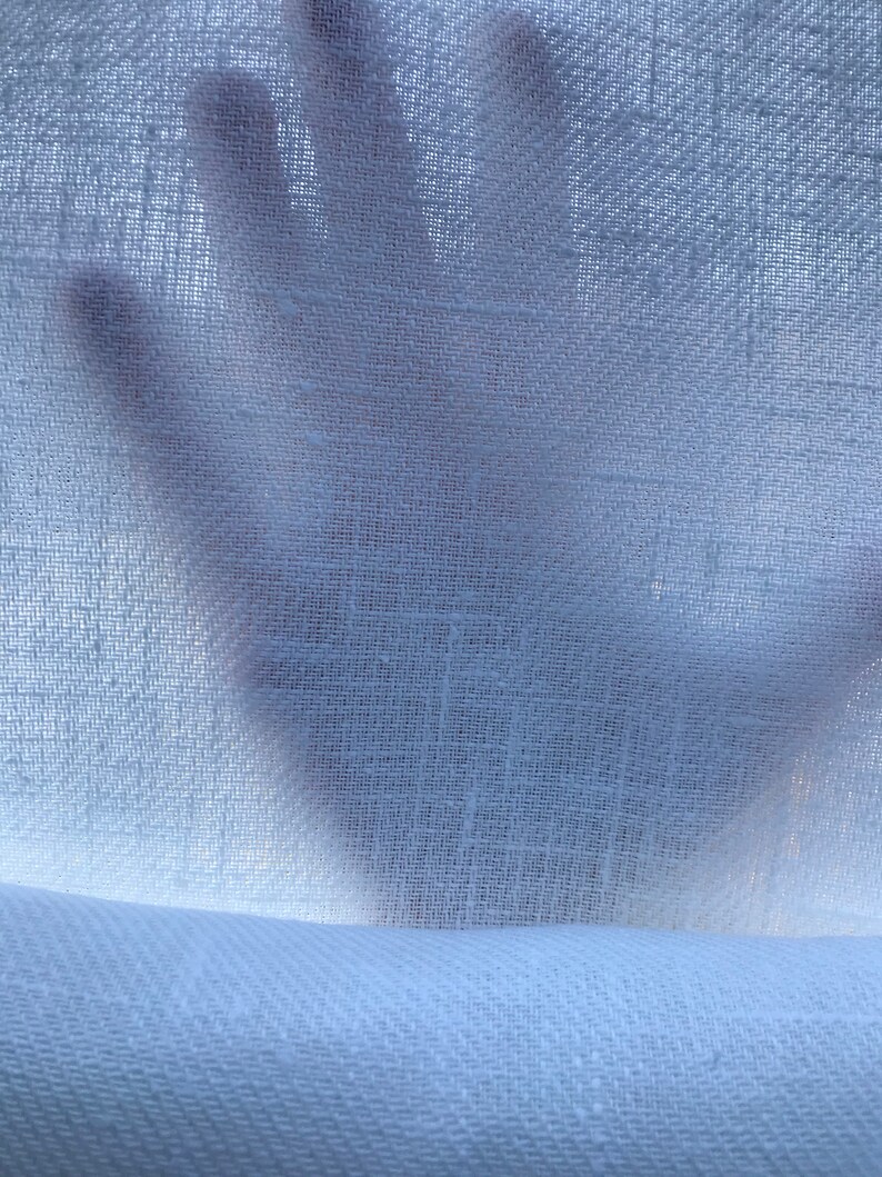 Window Shade roll up blind tie up blind Swedish blind White linen blind