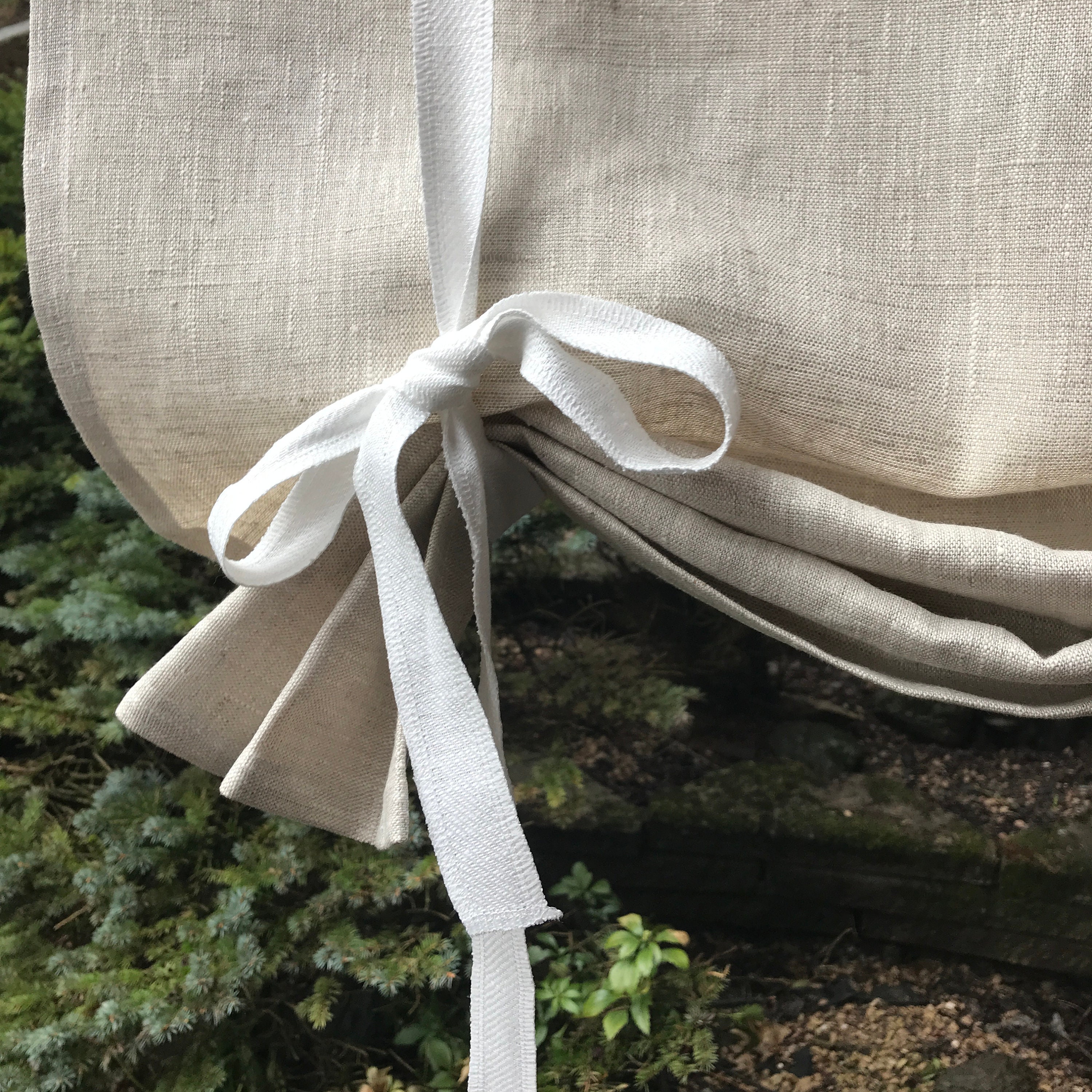 Window Blind JULIETTE / Roll up Blind / Tie up Blind / Swedish Etsy