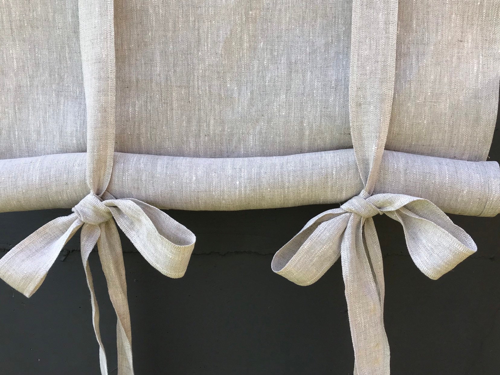Window Blind ROMA White / Roll up Blind / Tie up Blind / Etsy Canada