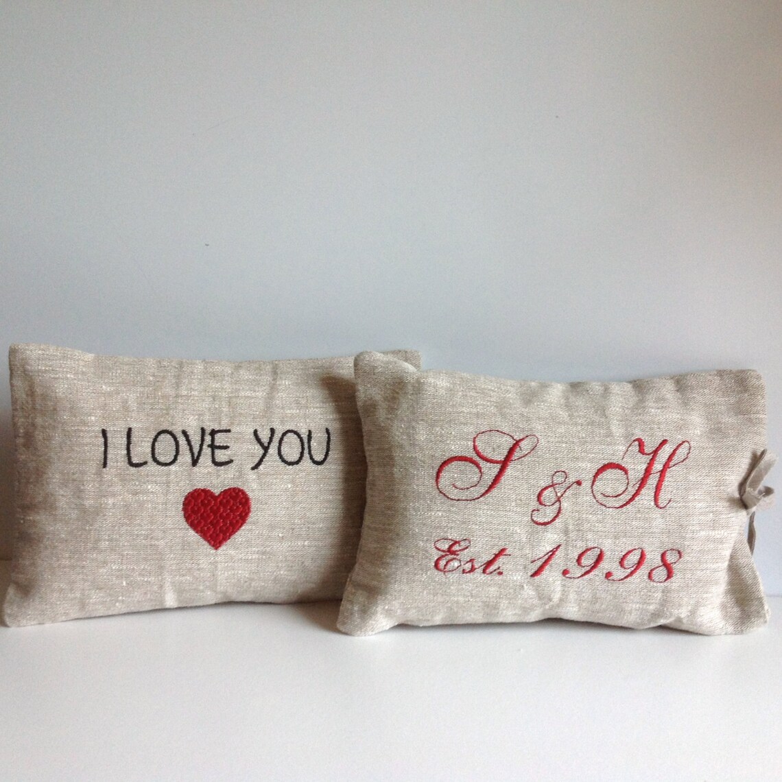 Personalized valentine pillow / small pillow / scatter cushion Etsy