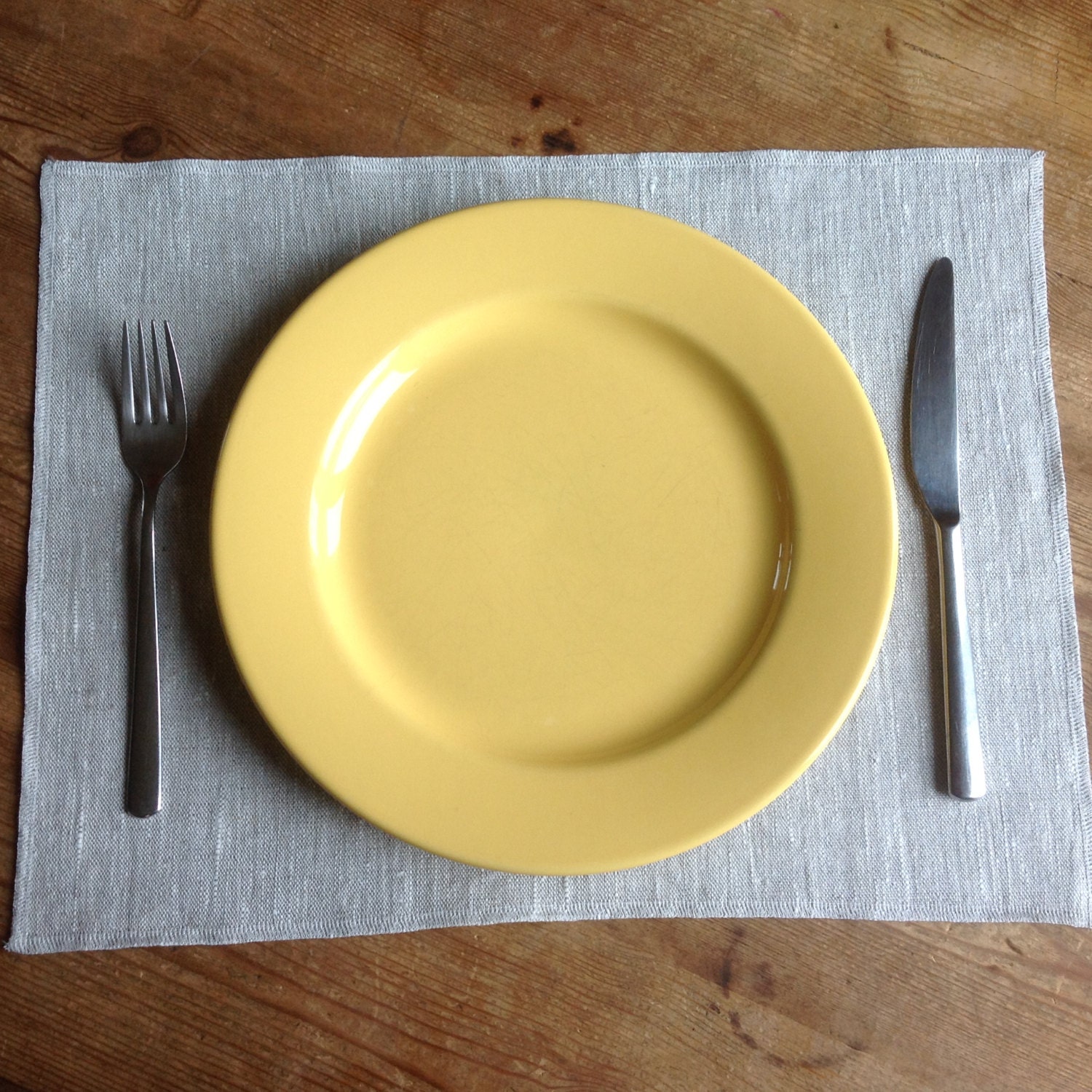 Linen Placemats / Rustic Linen Placemats Etsy