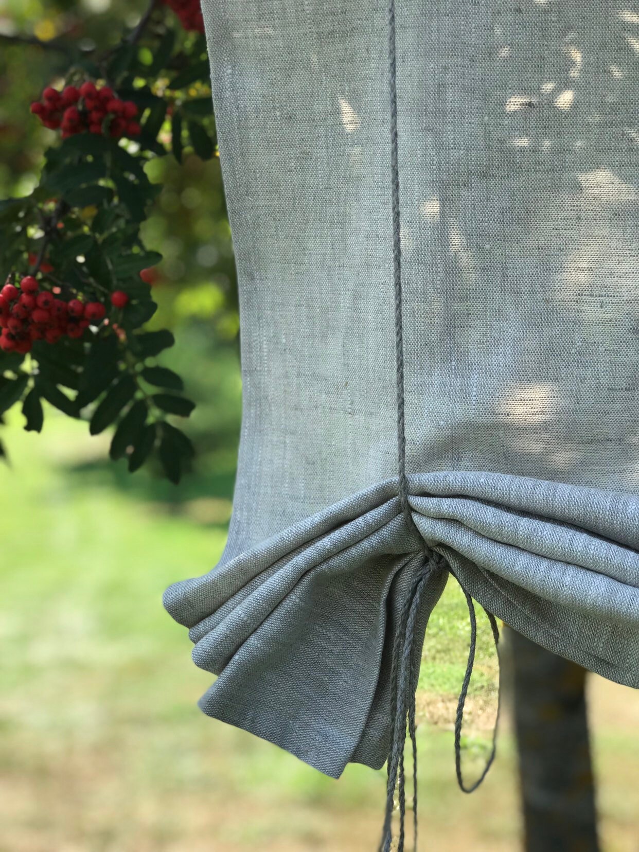 Window Blind OSLO / Roll up Blind / Tie up Blind / Swedish Etsy Canada