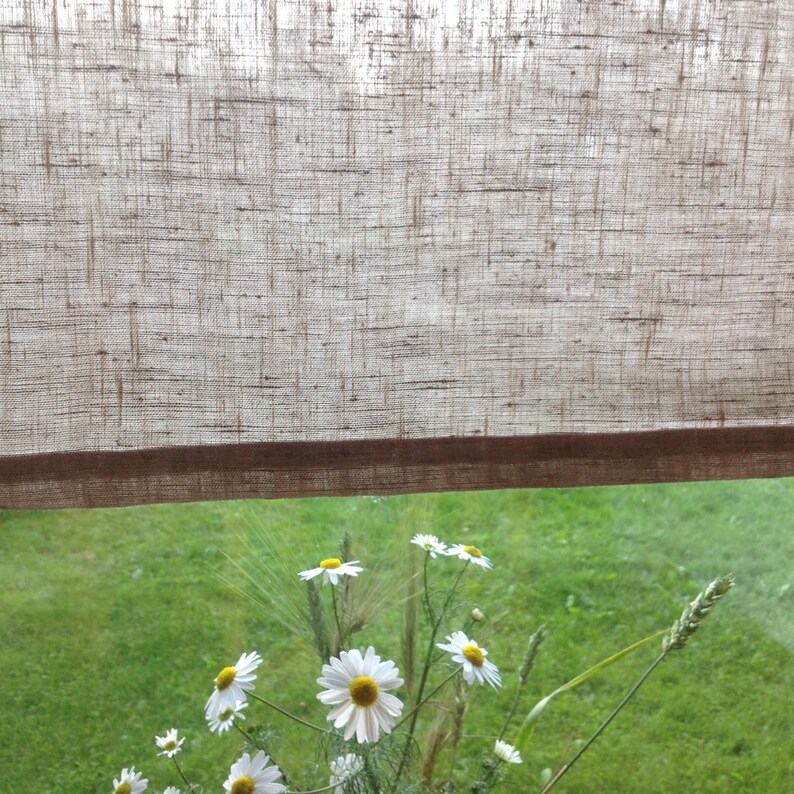 Window Blind OSLO / Roll up Blind / Tie up Blind / Swedish Etsy Canada